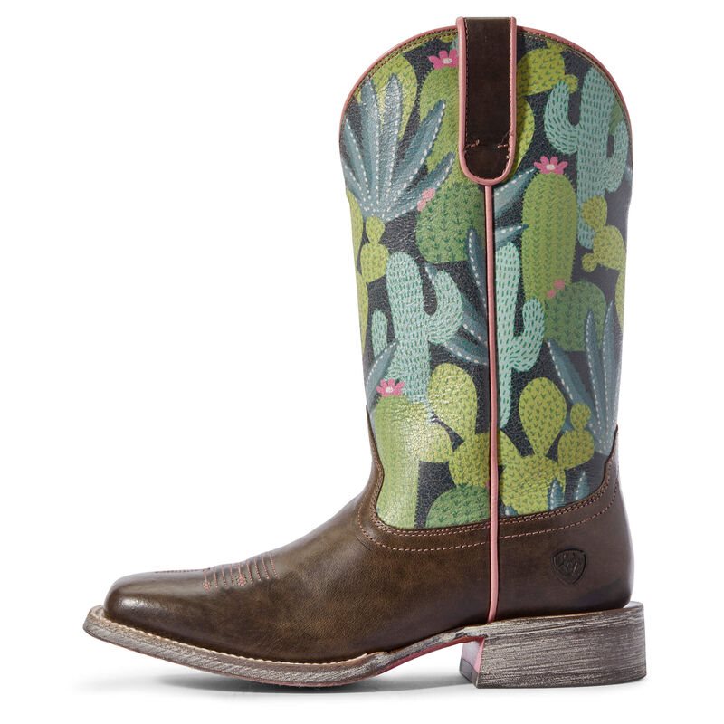 Ariat Western: Circuit Savanna Botas Western Mujer - Marrones / Verde (BSIGP3476)